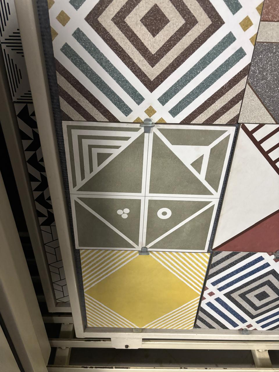 Morghade geometric printed tiles