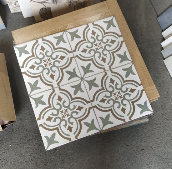 Cementine patterned tiles